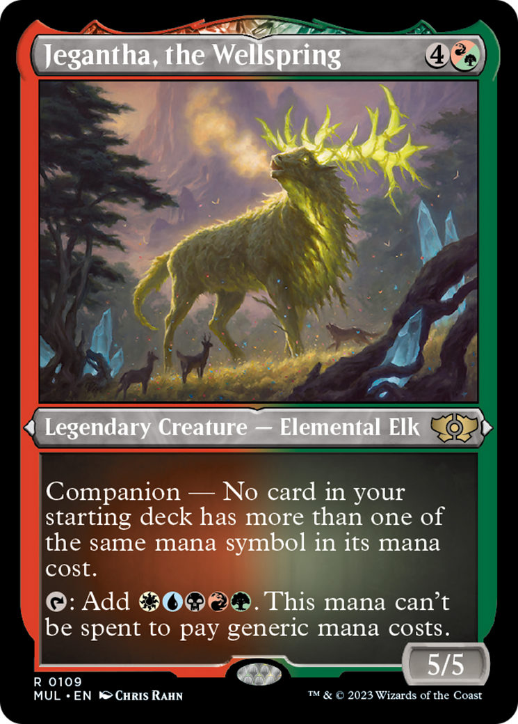 Jegantha, the Wellspring (Foil Etched) [Multiverse Legends] | Jomio and Rueliete's Cards and Comics