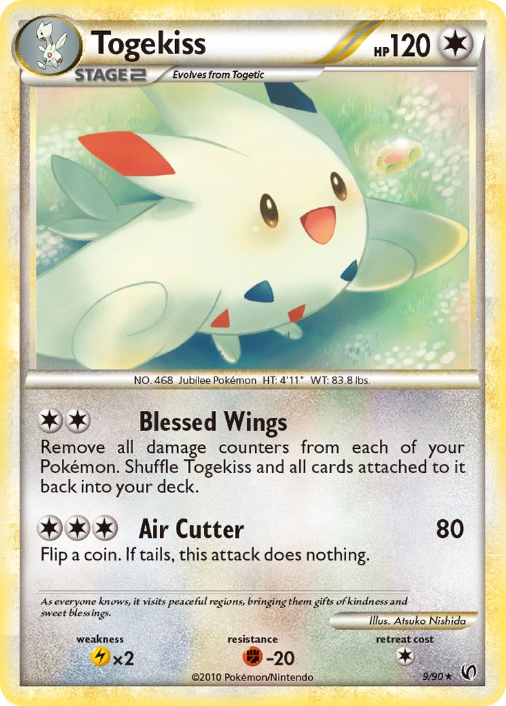 Togekiss (9/90) (Theme Deck Exclusive) [HeartGold & SoulSilver: Undaunted] | Jomio and Rueliete's Cards and Comics