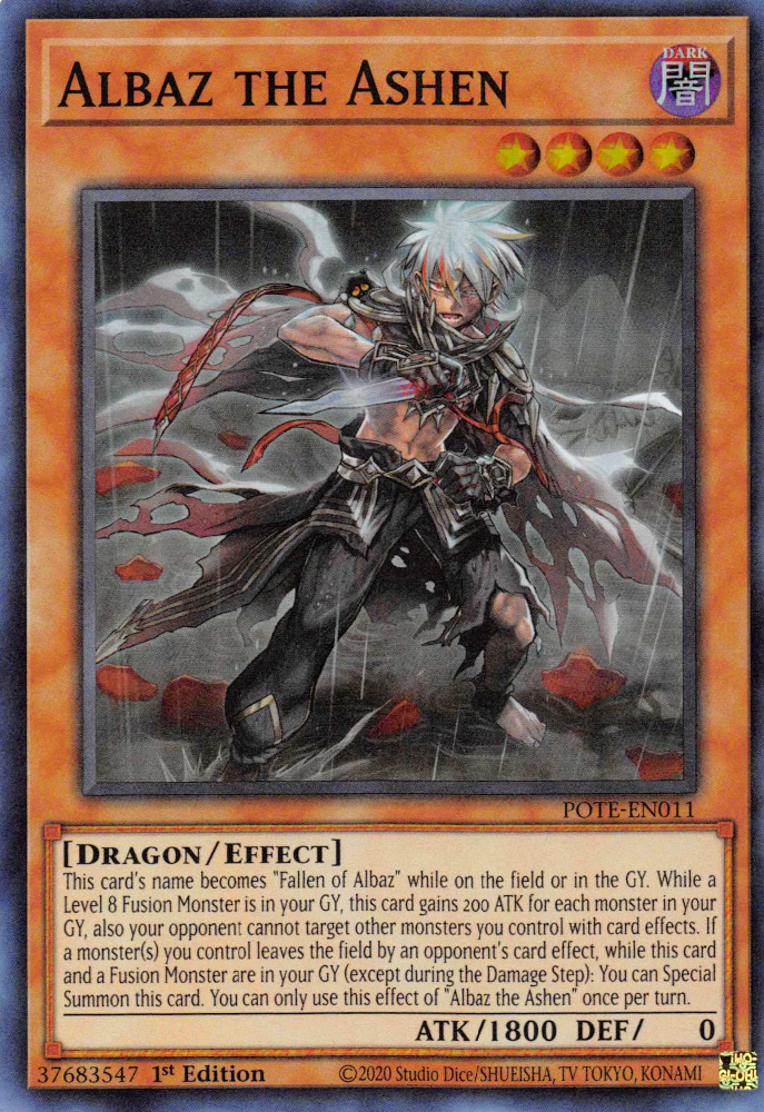 Albaz the Ashen [POTE-EN011] Super Rare | Jomio and Rueliete's Cards and Comics