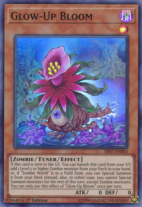 Glow-Up Bloom [SR07-EN003] Super Rare | Jomio and Rueliete's Cards and Comics