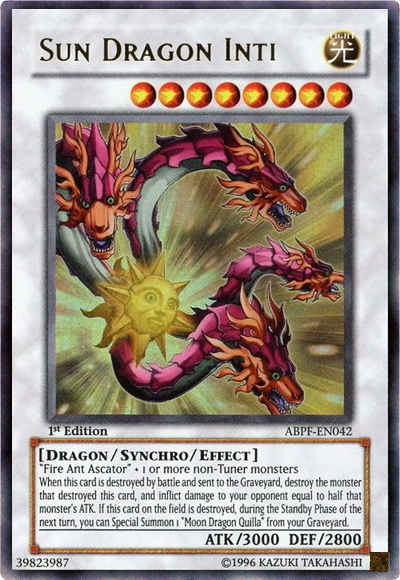 Sun Dragon Inti [ABPF-EN042] Ultra Rare | Jomio and Rueliete's Cards and Comics