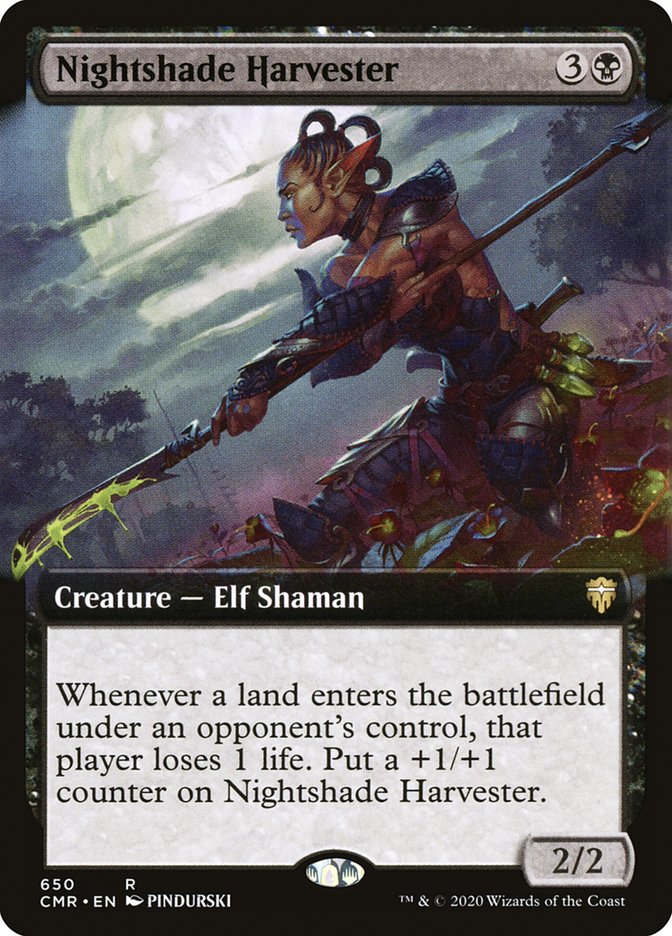 Nightshade Harvester (Extended Art) [Commander Legends] | Jomio and Rueliete's Cards and Comics