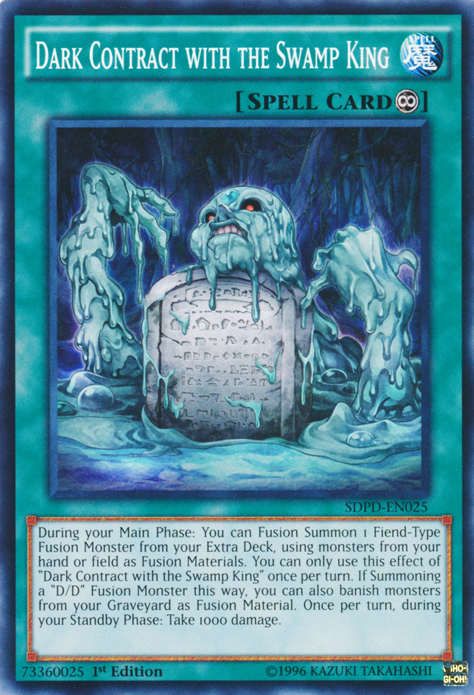 Dark Contract with the Swamp King [SDPD-EN025] Common | Jomio and Rueliete's Cards and Comics