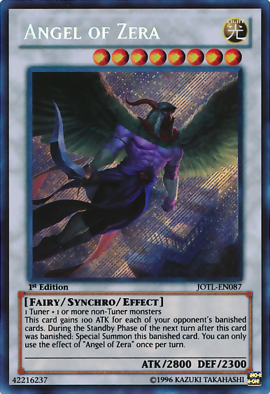 Angel of Zera [JOTL-EN087] Secret Rare | Jomio and Rueliete's Cards and Comics