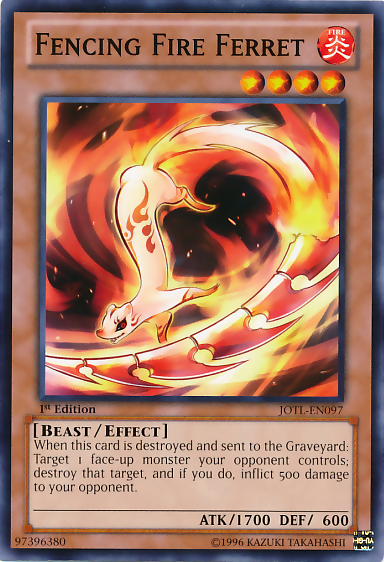 Fencing Fire Ferret [JOTL-EN097] Common | Jomio and Rueliete's Cards and Comics