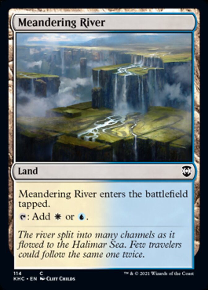 Meandering River [Kaldheim Commander] | Jomio and Rueliete's Cards and Comics