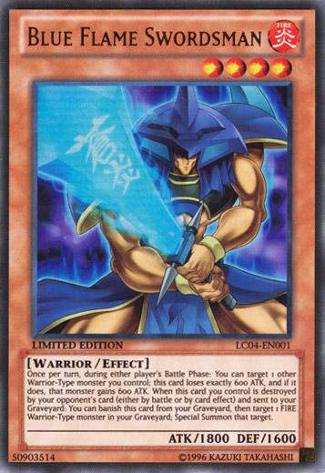 Blue Flame Swordsman [LC04-EN001] Ultra Rare | Jomio and Rueliete's Cards and Comics