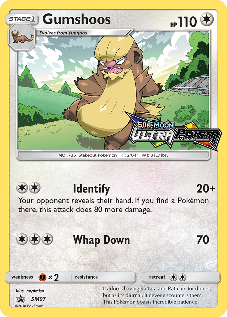 Gumshoos (SM97) [Sun & Moon: Black Star Promos] | Jomio and Rueliete's Cards and Comics