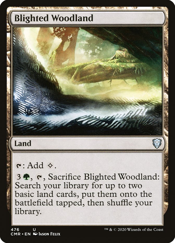 Blighted Woodland [Commander Legends] | Jomio and Rueliete's Cards and Comics