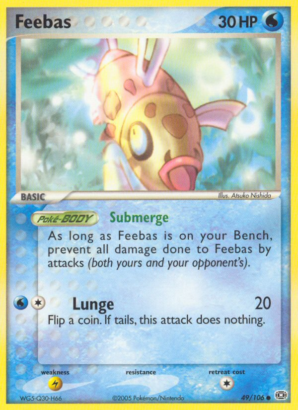 Feebas (49/106) [EX: Emerald] | Jomio and Rueliete's Cards and Comics