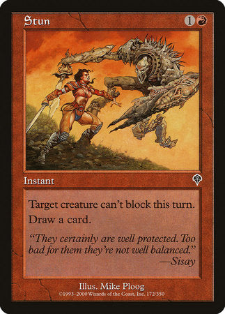 Stun [Invasion] | Jomio and Rueliete's Cards and Comics