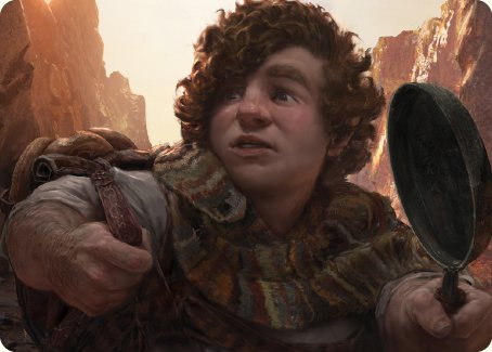 Sam, Loyal Attendant Art Card [The Lord of the Rings: Tales of Middle-earth Art Series] | Jomio and Rueliete's Cards and Comics