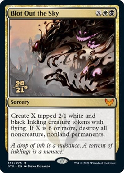 Blot Out the Sky [Strixhaven: School of Mages Prerelease Promos] | Jomio and Rueliete's Cards and Comics