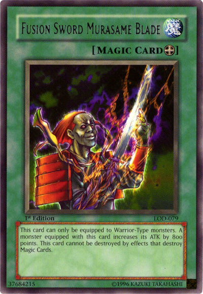 Fusion Sword Murasame Blade [LOD-079] Rare | Jomio and Rueliete's Cards and Comics