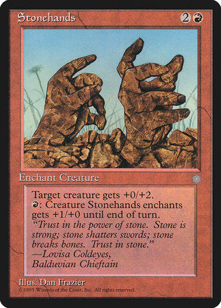 Stonehands [Ice Age] | Jomio and Rueliete's Cards and Comics