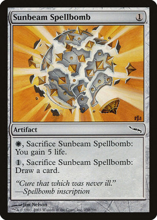 Sunbeam Spellbomb [Mirrodin] | Jomio and Rueliete's Cards and Comics