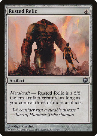 Rusted Relic [Scars of Mirrodin] | Jomio and Rueliete's Cards and Comics