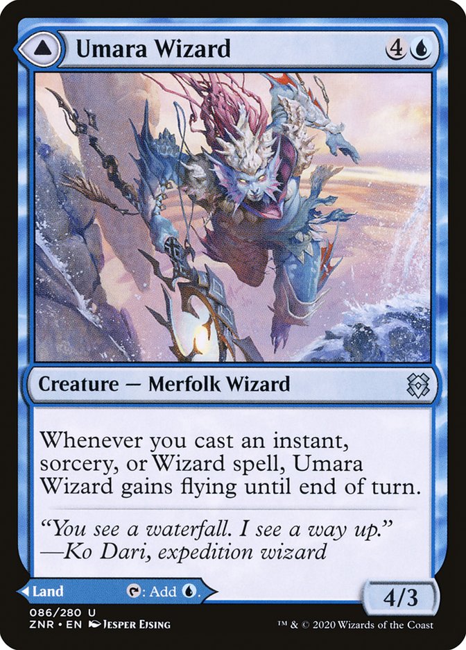 Umara Wizard // Umara Skyfalls [Zendikar Rising] | Jomio and Rueliete's Cards and Comics