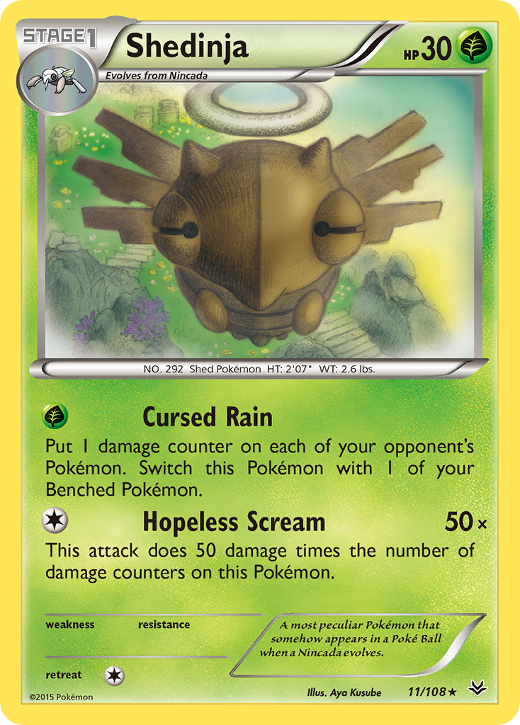 Shedinja (11/108) [XY: Roaring Skies] | Jomio and Rueliete's Cards and Comics