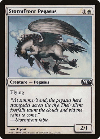Stormfront Pegasus [Magic 2010] | Jomio and Rueliete's Cards and Comics