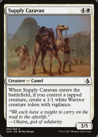 Supply Caravan [Amonkhet] | Jomio and Rueliete's Cards and Comics