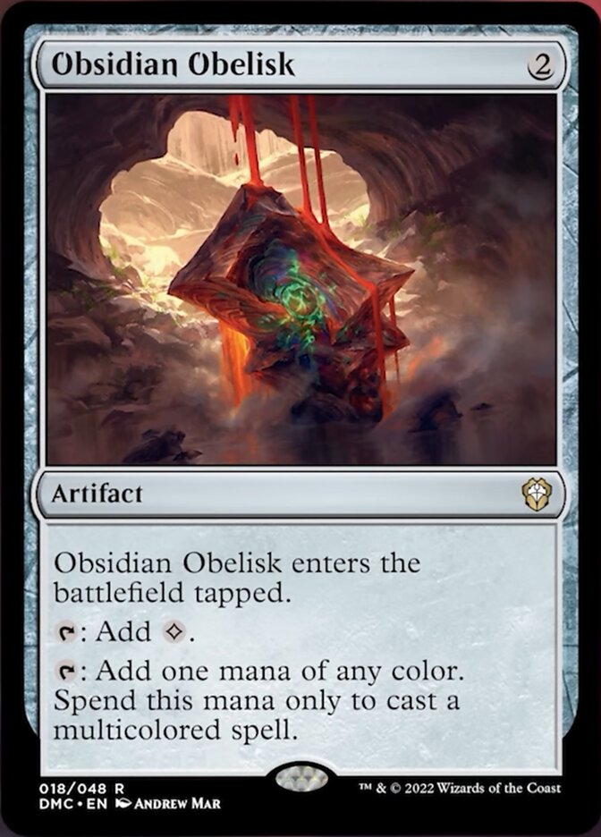 Obsidian Obelisk [Dominaria United Commander] | Jomio and Rueliete's Cards and Comics