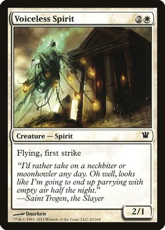 Voiceless Spirit [Innistrad] | Jomio and Rueliete's Cards and Comics