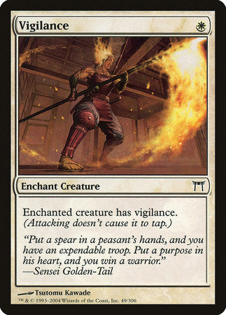 Vigilance [Champions of Kamigawa] | Jomio and Rueliete's Cards and Comics