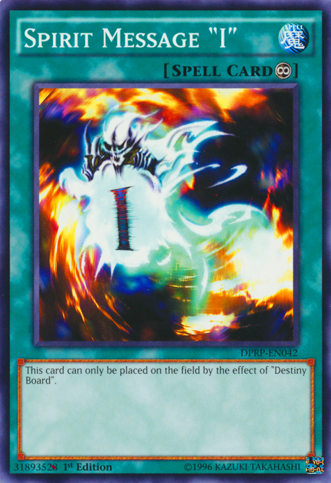 Spirit Message "I" [DPRP-EN042] Common | Jomio and Rueliete's Cards and Comics