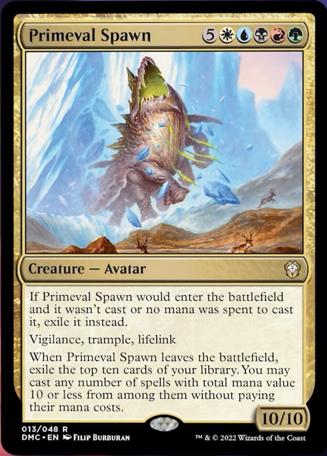 Primeval Spawn [Dominaria United Commander] | Jomio and Rueliete's Cards and Comics