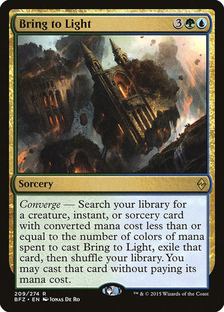Bring to Light [Battle for Zendikar] | Jomio and Rueliete's Cards and Comics
