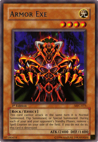 Armor Exe [MFC-075] Rare | Jomio and Rueliete's Cards and Comics