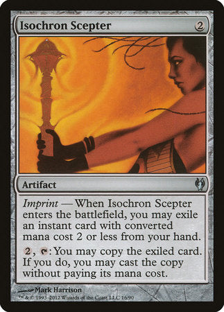 Isochron Scepter [Duel Decks: Izzet vs. Golgari] | Jomio and Rueliete's Cards and Comics