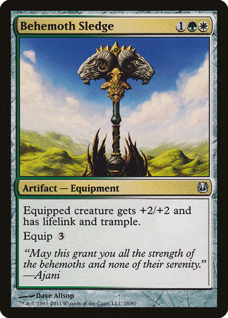 Behemoth Sledge [Duel Decks: Ajani vs. Nicol Bolas] | Jomio and Rueliete's Cards and Comics