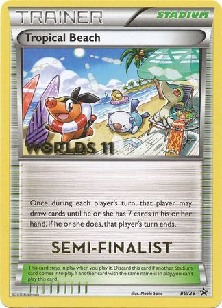 Tropical Beach (BW28) (Semi Finalist) [Black & White: Black Star Promos] | Jomio and Rueliete's Cards and Comics