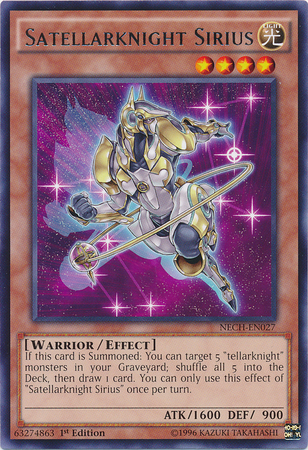 Satellarknight Sirius [NECH-EN027] Rare | Jomio and Rueliete's Cards and Comics