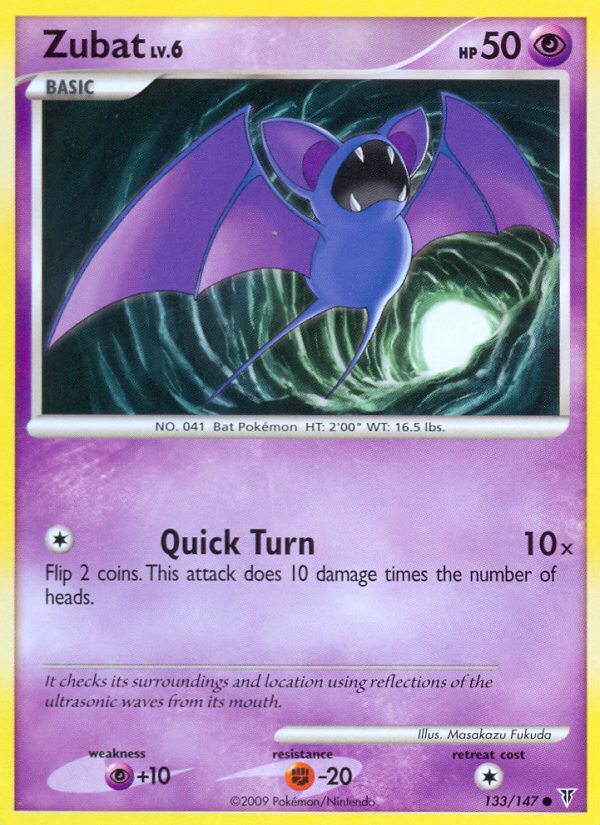 Zubat (133/147) [Platinum: Supreme Victors] | Jomio and Rueliete's Cards and Comics