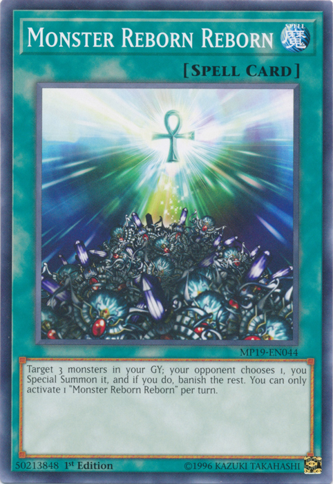 Monster Reborn Reborn [MP19-EN044] Common | Jomio and Rueliete's Cards and Comics