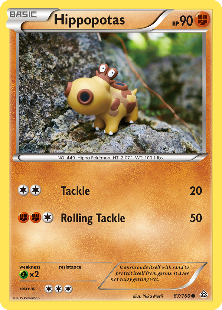 Hippopotas (87/160) [XY: Primal Clash] | Jomio and Rueliete's Cards and Comics