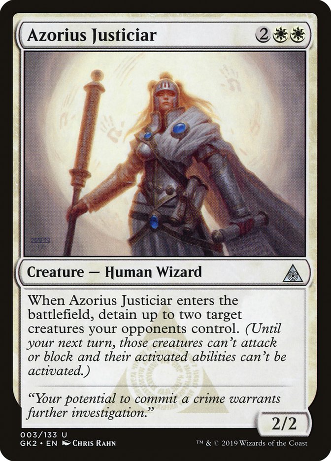 Azorius Justiciar [Ravnica Allegiance Guild Kit] | Jomio and Rueliete's Cards and Comics