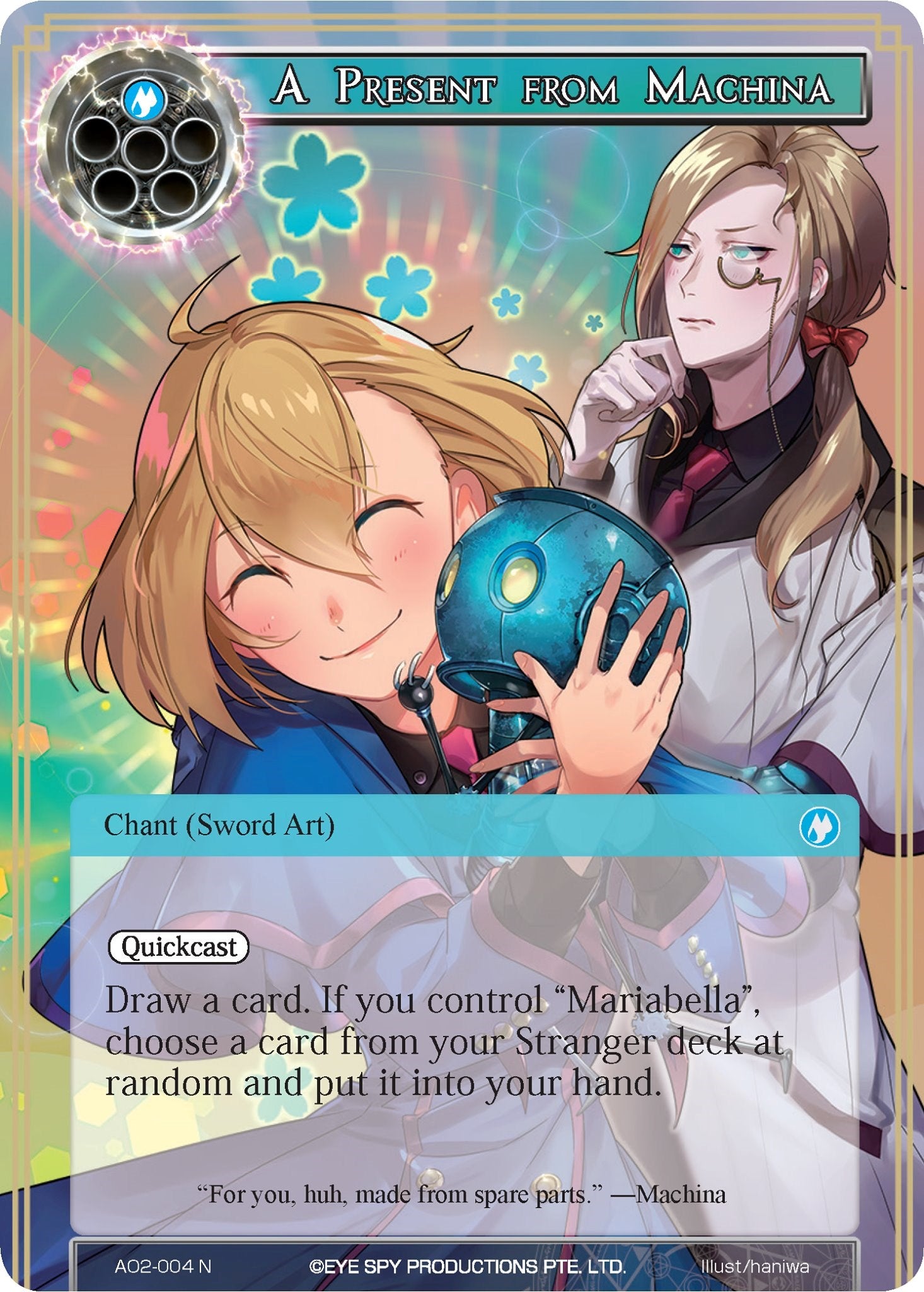 A Present from Machina (AO2-004) [Alice Origin II] | Jomio and Rueliete's Cards and Comics