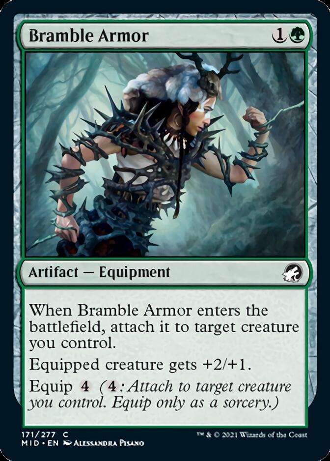 Bramble Armor [Innistrad: Midnight Hunt] | Jomio and Rueliete's Cards and Comics