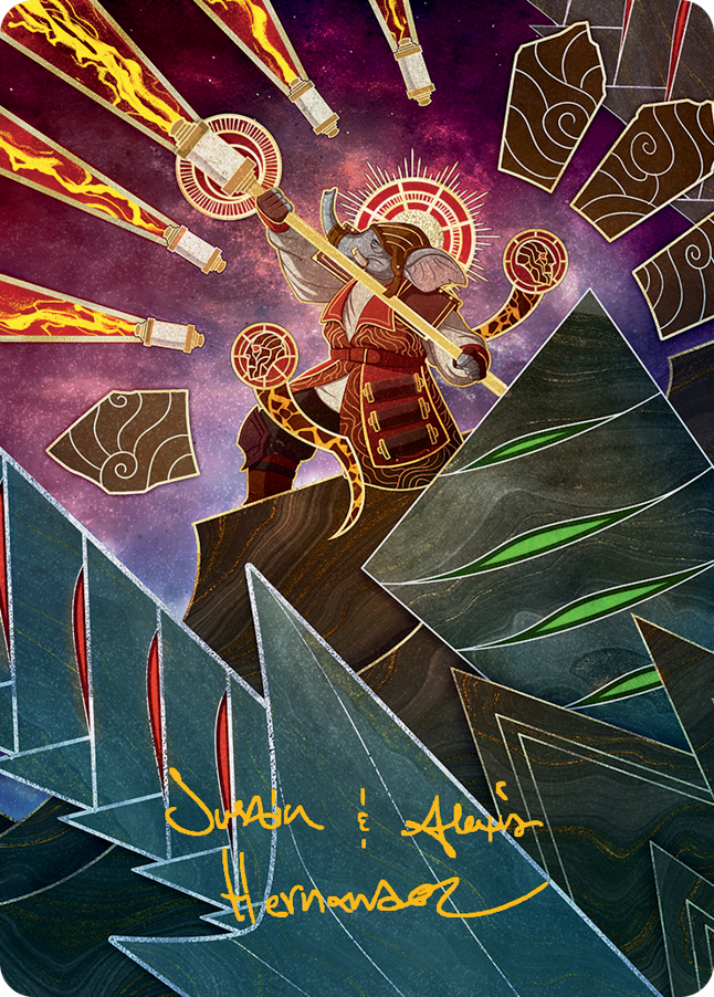 Quintorius, Loremaster Art Card (63) (Gold-Stamped Signature) [March of the Machine Art Series] | Jomio and Rueliete's Cards and Comics