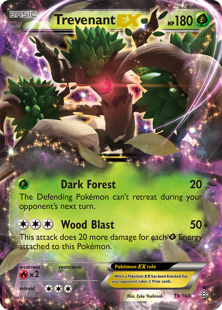 Trevenant EX (19/160) [XY: Primal Clash] | Jomio and Rueliete's Cards and Comics