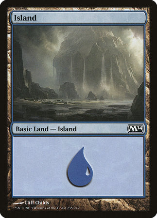 Island (235) [Magic 2014] | Jomio and Rueliete's Cards and Comics