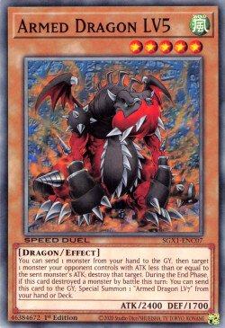 Armed Dragon LV5 [SGX1-ENC07] Common | Jomio and Rueliete's Cards and Comics
