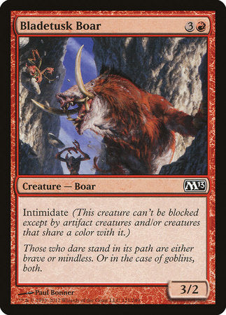 Bladetusk Boar [Magic 2013] | Jomio and Rueliete's Cards and Comics