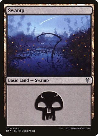 Swamp (302) [Commander 2017] | Jomio and Rueliete's Cards and Comics