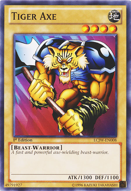 Tiger Axe [LCJW-EN008] Common | Jomio and Rueliete's Cards and Comics