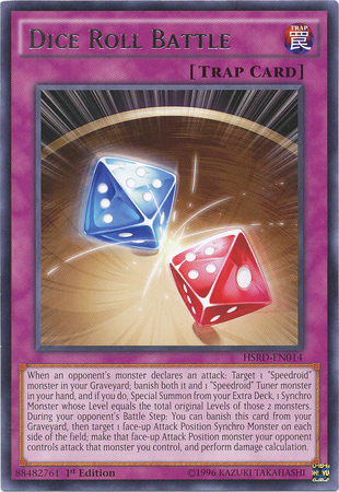 Dice Roll Battle [HSRD-EN014] Rare | Jomio and Rueliete's Cards and Comics